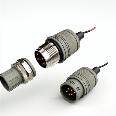 Αδιάβροχος σύνδεσμος M12 IP67 3Pin Αρσενικό σε Θηλυκό Καλώδιο Φωτισμού LED