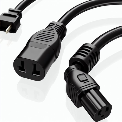 Καλώδιο τροφοδοσίας AC C20 σε C13 10A 250V Μαύρο 1m