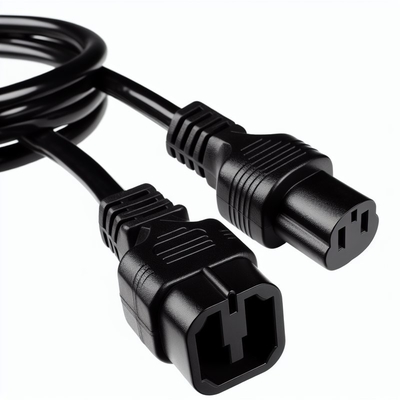 Καλώδιο τροφοδοσίας AC C20 σε C13 10A 250V Μαύρο 1m