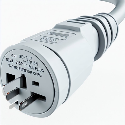 Επιπρόσθετο καλώδιο GFCI NEMA 5-15P σε 5-15R αδιάβροχο IP53