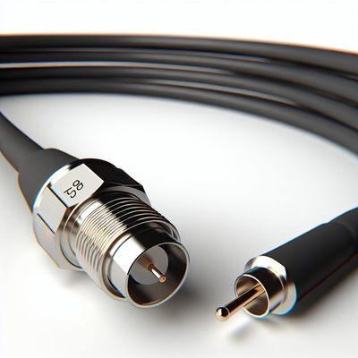 MCX αρσενικό προς MCX αρσενικό ακρογωνιαίο κοακσιακό καλώδιο 50 Ωμ RG316