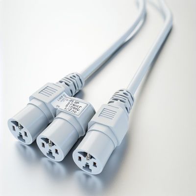 NEMA 5-15P σε 3-Way 5-15R Power Splitter SJTW 16AWG