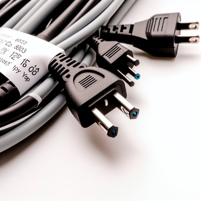 JIS C 8303 to IEC C5 Power Cord 125V 10A for Laptops
