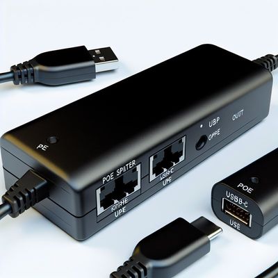 Διαχωριστής PoE με έξοδο USB-C για συσκευές Non-PoE