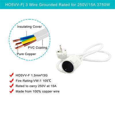 Schuko CEE 7 Διάταξη ηλεκτρικής ενέργειας 16A 250V