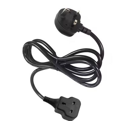 Επέκταση καλωδίου ρεύματος με ασφάλεια Ηνωμένου Βασιλείου 13A 250V Αρσενικό σε Θηλυκό