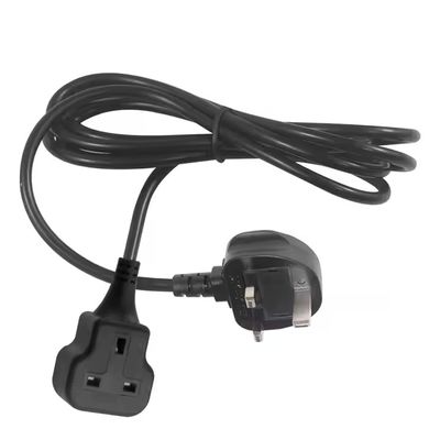 Επέκταση καλωδίου ρεύματος με ασφάλεια Ηνωμένου Βασιλείου 13A 250V Αρσενικό σε Θηλυκό