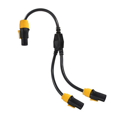Δικτυακό δίκτυο PowerCON Y-Splitter Male to 2 Female 12AWG 20A 125V