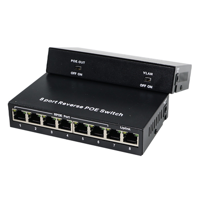 8-Port Reverse PoE Switch με 12V DC έξοδο για κάμερες IP