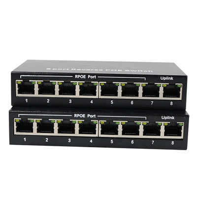 8-Port Reverse PoE Switch με 12V DC έξοδο για κάμερες IP