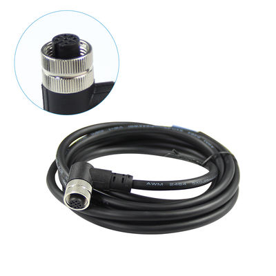 M12 3Pin Θωρακισμένο Καλώδιο Ρεύματος Χαλκού για Οθόνη 5m