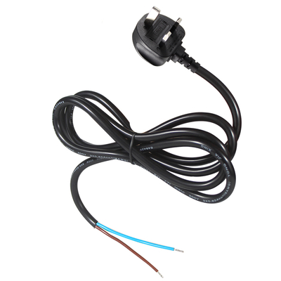 15A 125V NEMA 5-15P καλώδιο ρεύματος με απογυμνωμένα τενεκεδένια άκρα