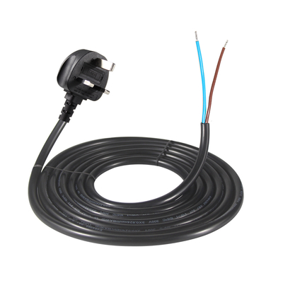 15A 125V NEMA 5-15P καλώδιο ρεύματος με απογυμνωμένα τενεκεδένια άκρα