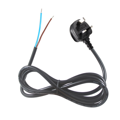 15A 125V NEMA 5-15P καλώδιο ρεύματος με απογυμνωμένα τενεκεδένια άκρα