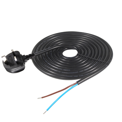 15A 125V NEMA 5-15P καλώδιο ρεύματος με απογυμνωμένα τενεκεδένια άκρα