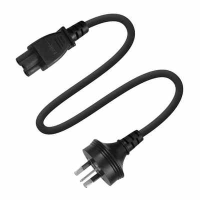 AU Συνδέστε το IEC C5 Power Cord 3 Core 1.8M 240V 2.5A Αυστραλιανό καλώδιο 3 πιν Cloverleaf για προσαρμογέα φορητού υπολογιστή και προβολέα