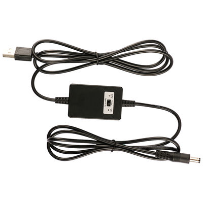 Καλώδιο μετατροπής ισχύος USB σε 9V 12V DC Step up Boost Adapter Cord με 5.5x2.1mm Connector για το Router Camera Speaker Modem LED