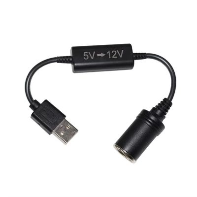 5V έως 12V USB Adapter Step up Converter Cable με Cigarette Lighter Socket Booster Cord για DVR αυτοκινήτου GPS Camera Router Fan LED