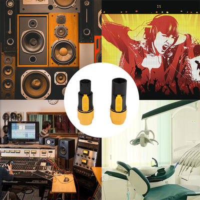 PowerCON Male to Female Connector, AC Locking Power Cable Connector 20A 250V for Stage Lighting, Audio Equipment, Sound System