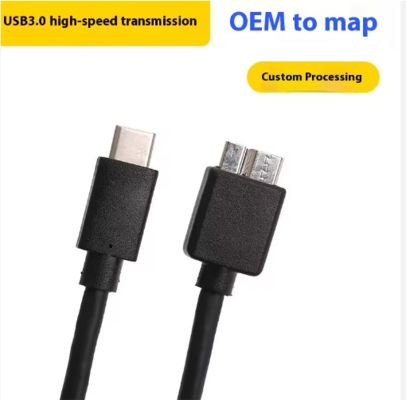 Type c Male to Micro B Cable High Speed Data Transfer Cord for External Hard Drive HDD Enclosure, Camera, Mobile Storage