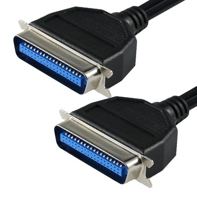 36 Pin CN36 Male to Male Parallel Cable Printer Extension Cord with Braid Shielding for Computer Plotter Industrial Device