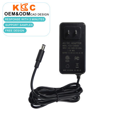 Τροφοδοτικό DC 12V 5A US Standard με υποδοχή Barrel 5.5x2.1mm για φώτα LED Strip, Ηλεκτρικό μοτέρ / Αντλία νερού