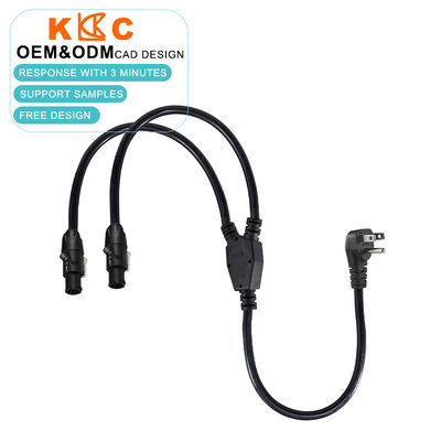 Ηλεκτρονικό καλώδιο διπλής διαίρεσης 2 θύρων για ακουστικό, φωτιστικό, σκηνικό και επαγγελματικό εξοπλισμό