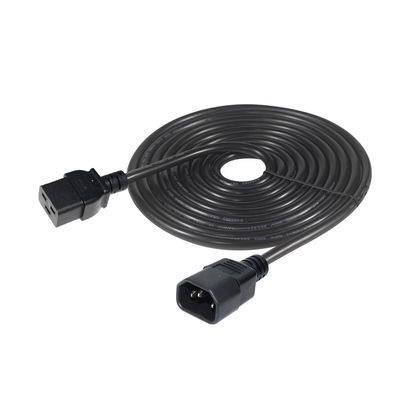 16 Amp AC καλώδιο ηλεκτρικής ενέργειας Βιομηχανικό C14 Plug VDE καλώδιο ηλεκτρικής ενέργειας 15A 250V 14AWG