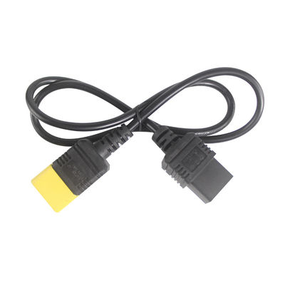 Πίεση PVC 3Pin Plug C19 C20 Ηλεκτρικό καλώδιο τροφοδοσίας ηλεκτρικής ενέργειας