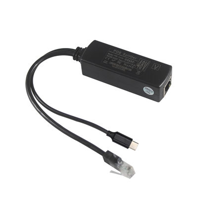 PoE Splitter με έξοδο USB-C- 48V έως 5V / 9V / 12V Power Over Ethernet μετατροπέας για tablet, τηλέφωνο, Raspberry Pi, συσκευές USB-C