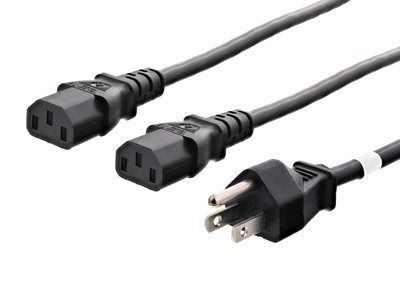 16 AWG 10 FT Y Διοικητικό καλώδιο διαχωρισμού για υπολογιστές και οθόνες