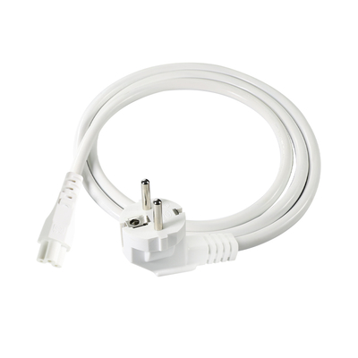 Ε.Ε. Πλέκ για IEC C5 Power Cord-Ευρωπαϊκό καλώδιο 2-Pin AC για προσαρμογέα φορητού υπολογιστή, φορητού υπολογιστή, προβολέα, 2.5A 250V Cloverleaf Connector