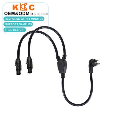 Ηλεκτρονικό καλώδιο διπλής διαίρεσης 2 θύρων για ακουστικό, φωτιστικό, σκηνικό και επαγγελματικό εξοπλισμό