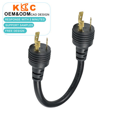 14AWG 15A NEMA L7-15P Κλείδωμα βύσματος σε L7-15R Κλείδωμα υποδοχής 1.5m Twist-Lock Προσαρμογέας καλωδίου επέκτασης για χρήση σε σκηνή & γεννήτρια