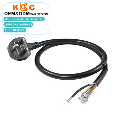 250V UK Plug to Ring Terminal Lead με αισθητήρα θερμοκρασίας NTC 0,9m Συγκρότημα καλωδίων για θερμαντήρες και συστήματα θερμικού ελέγχου
